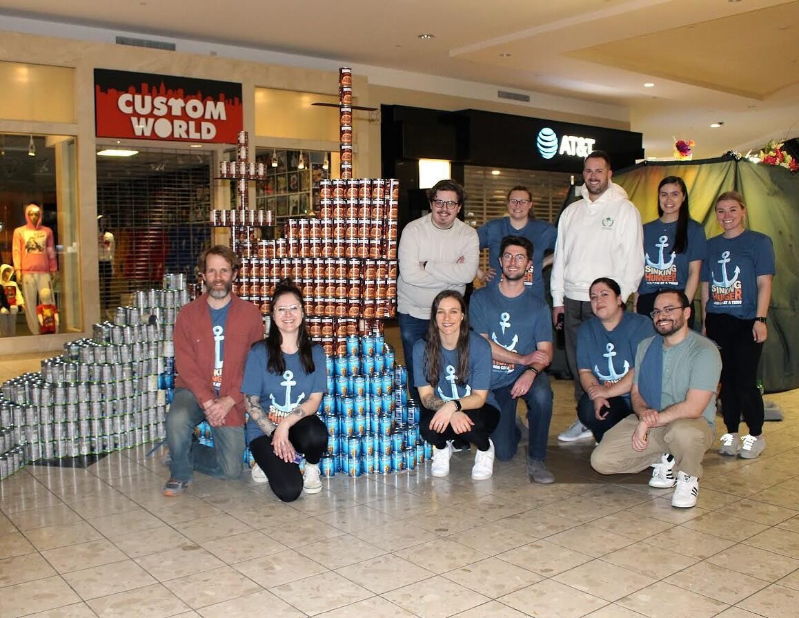 Thank you to all the teams and donors who helped make the 17th annual Canstruction design build competition successful! More than 20,000 cans and $2,000 in donations will provide 21,000 meals through our partner food banks: @clefoodbank and @acrfoodb