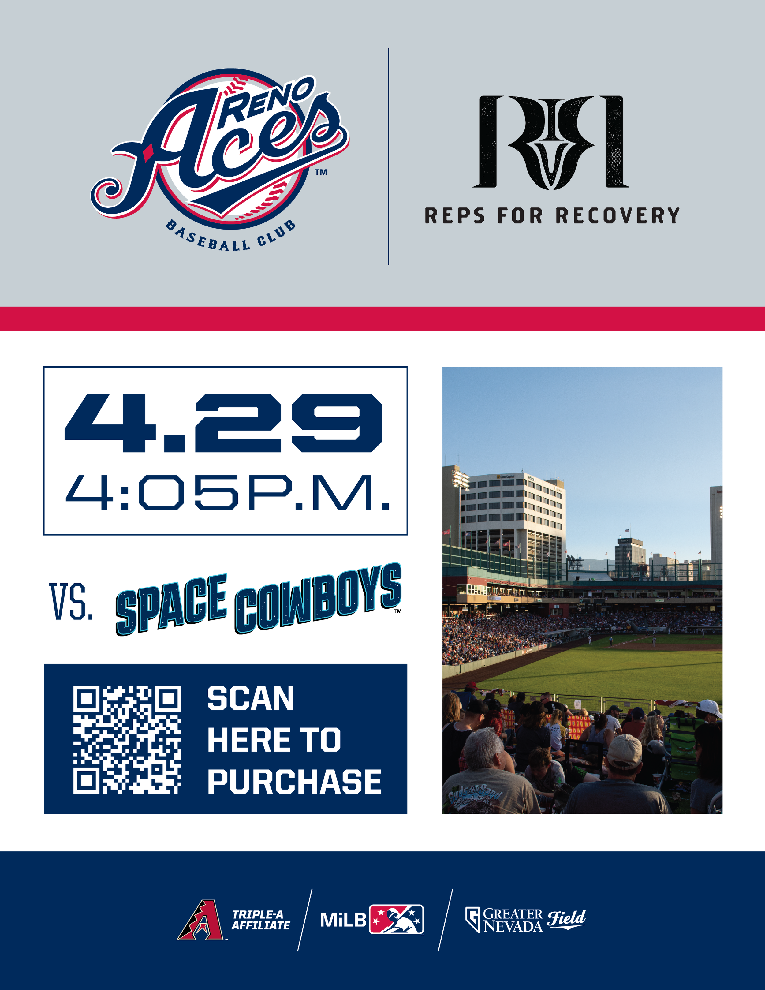 Reno Aces Game with Reps 4 Recovery!