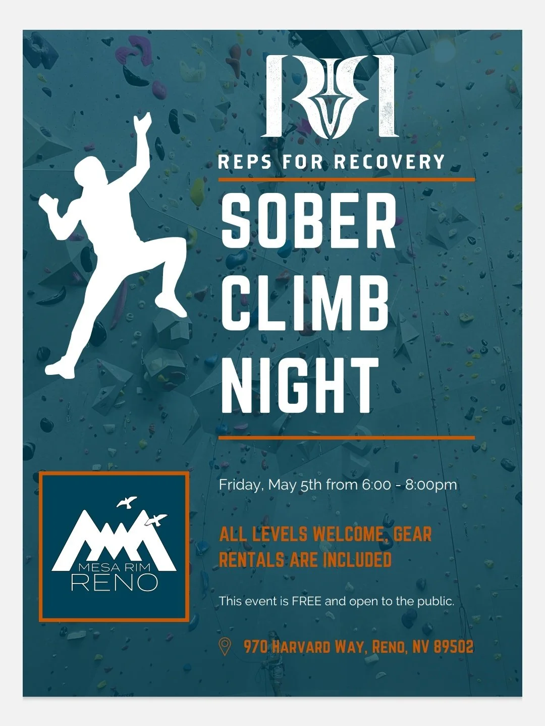 Sober Climb Night with Mesa Rim! 