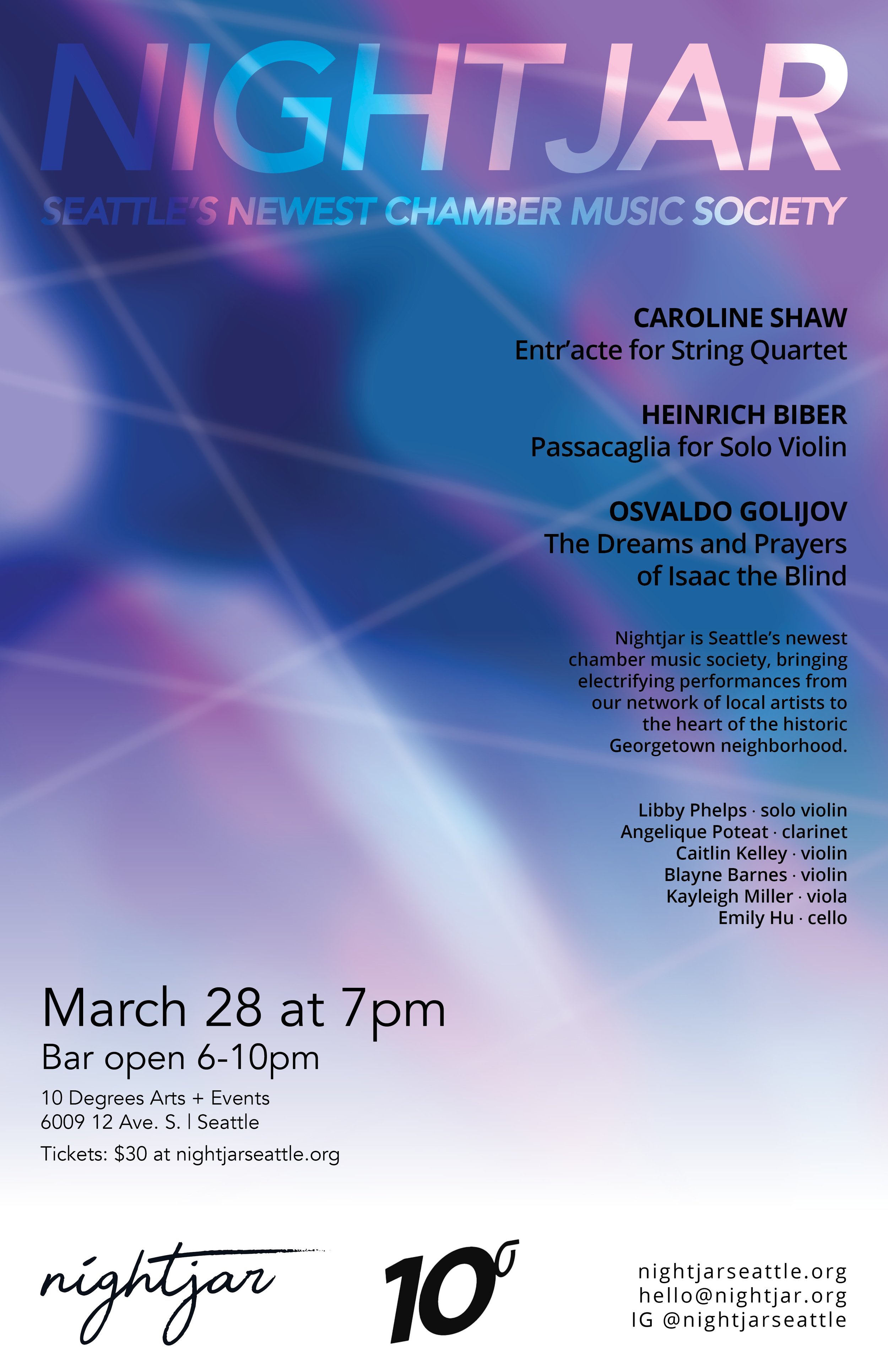 Nightjar Chamber Music Seattle