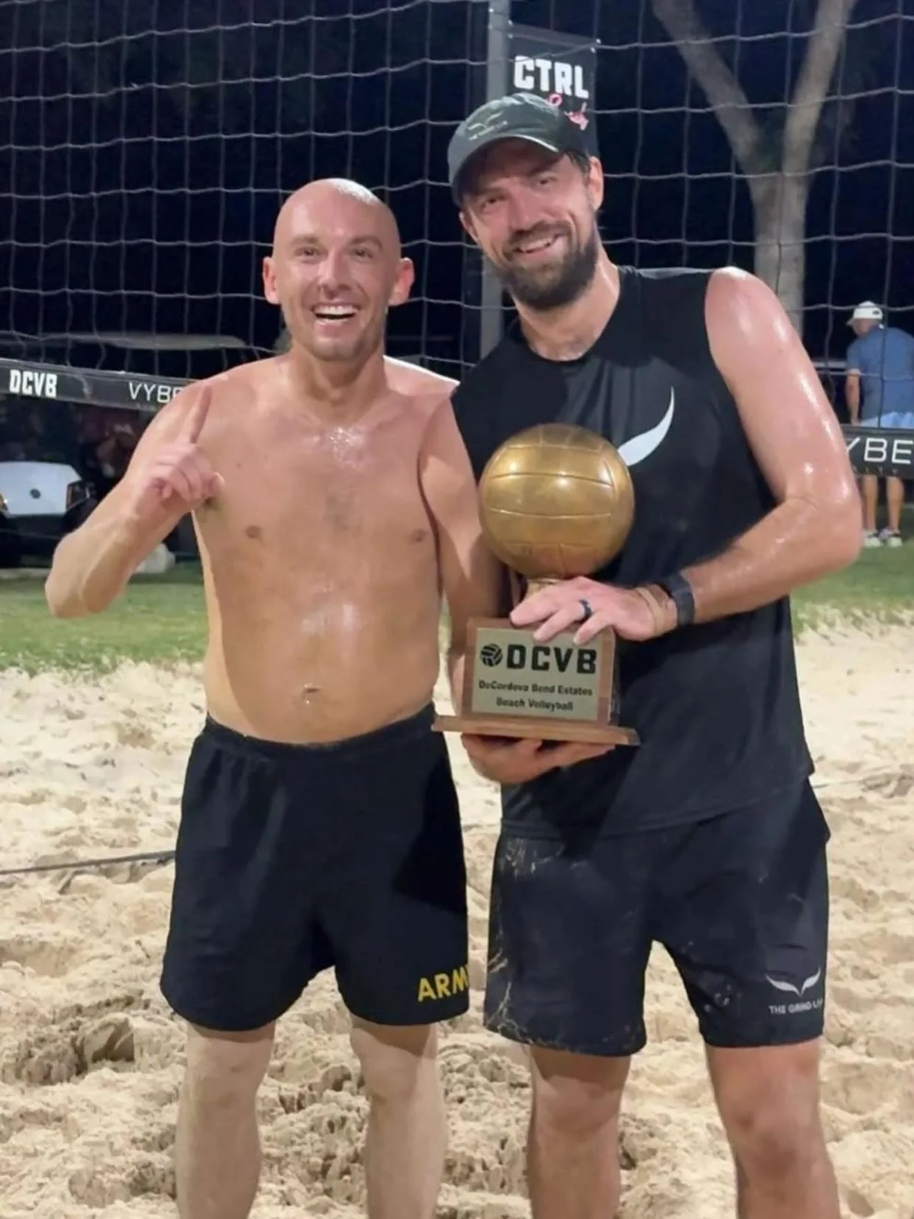 DCVB Labor Day Weekend champs! @ctrlbeach 
#thegrindlab #stayonyourgrind #beachvolleyball #sand #volleyball #tourneytime #dfw #texasvolleyball #longweekendvibes