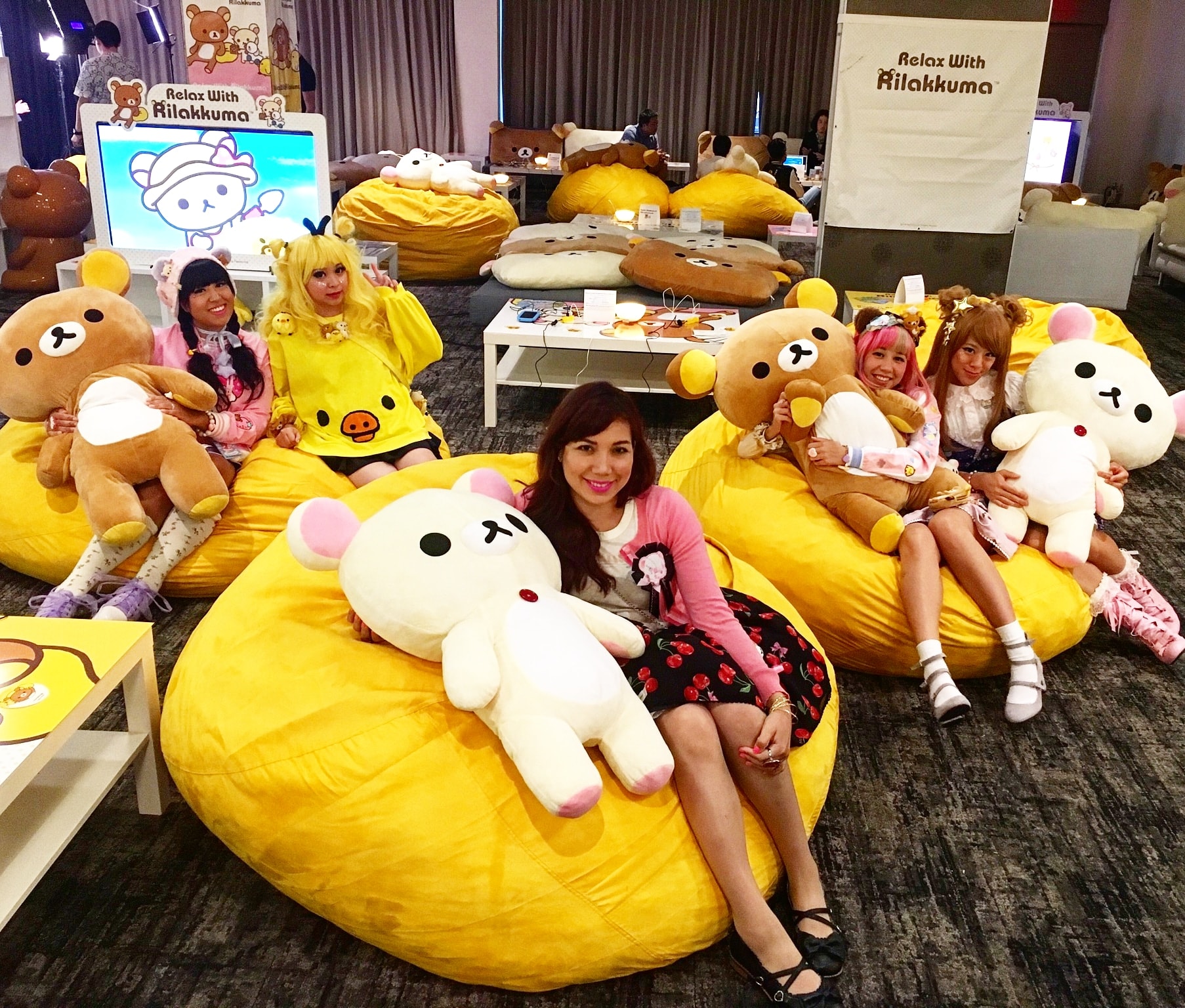 Rilakkuma Relax Lounge, Anime Expo, Los Angeles, CA