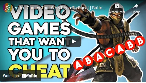 New Video: Video Games that WANT you to cheat