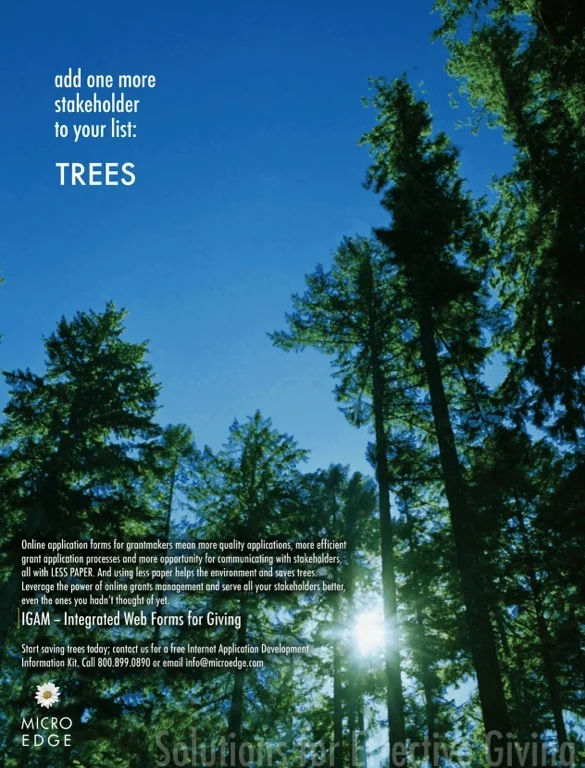 MicroEdge: Print ad design