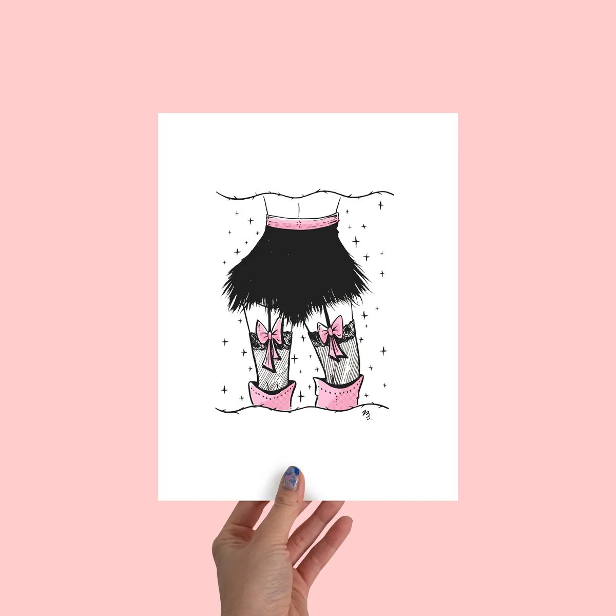 Dancing Gal Print - 8.5 x 11