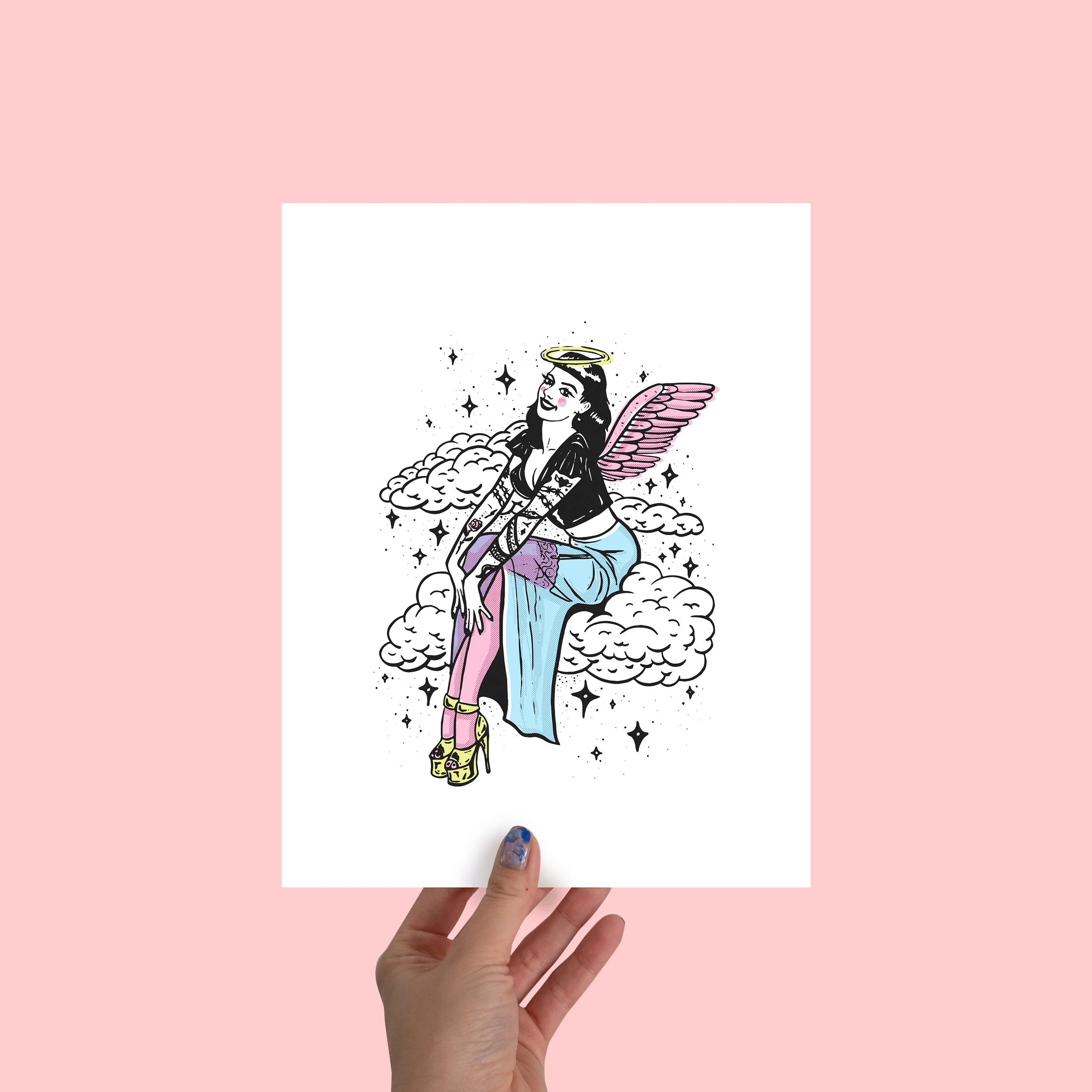 Angel Babe Print - 8.5 x 11