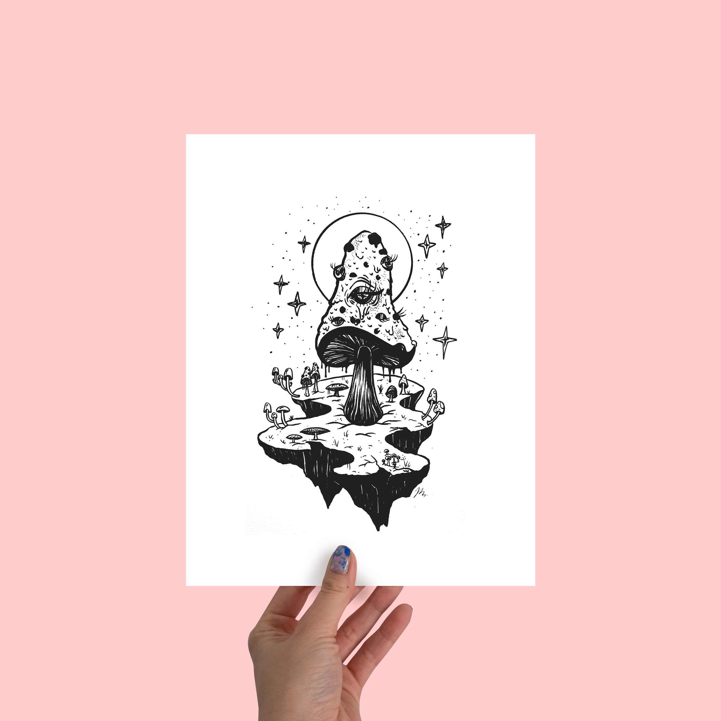 Mushy Planet Print - 8.5 x 11