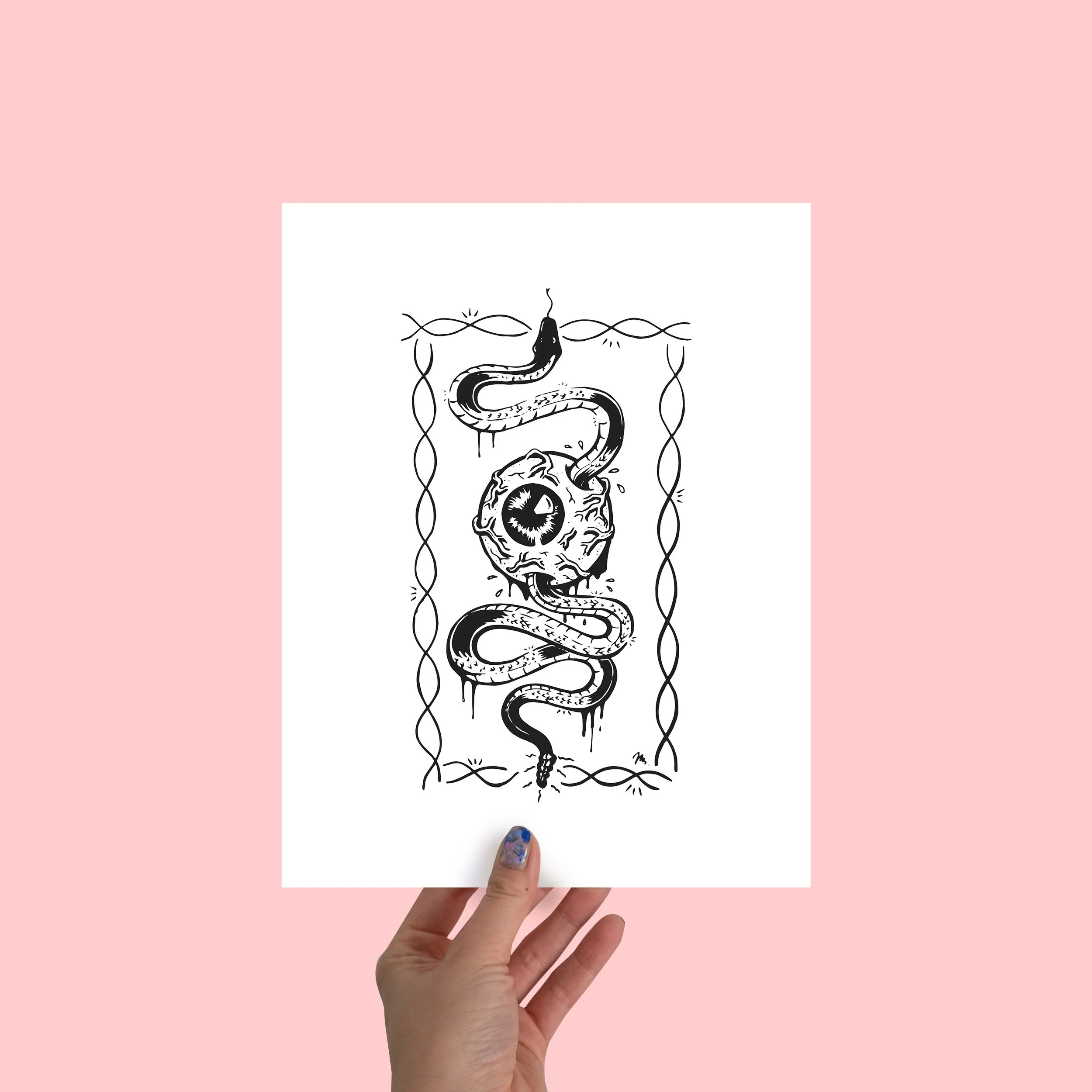 Snake Eye Print - 8.5 x 11