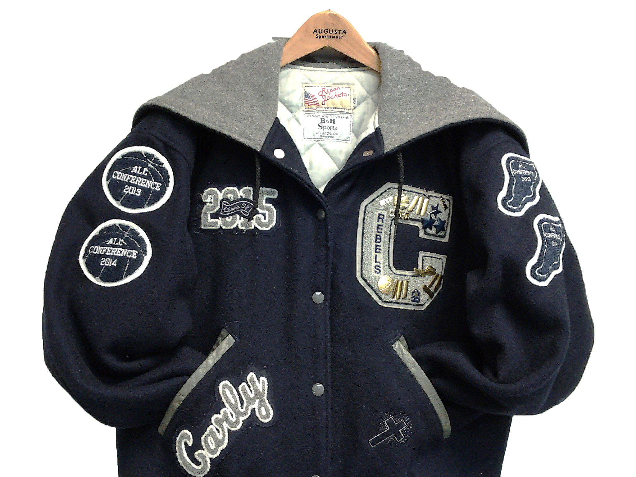 Royal Blue Varsity Bomber Jacket – The Find Boutique LLC ®