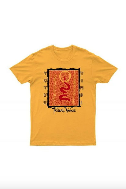 Tribal Voice Yellow T-Shirt    $35