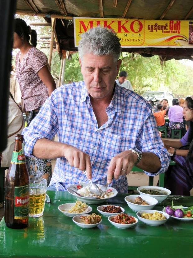Anthony Bourdain in Myanmar (copyright CNN Parts Unknown)