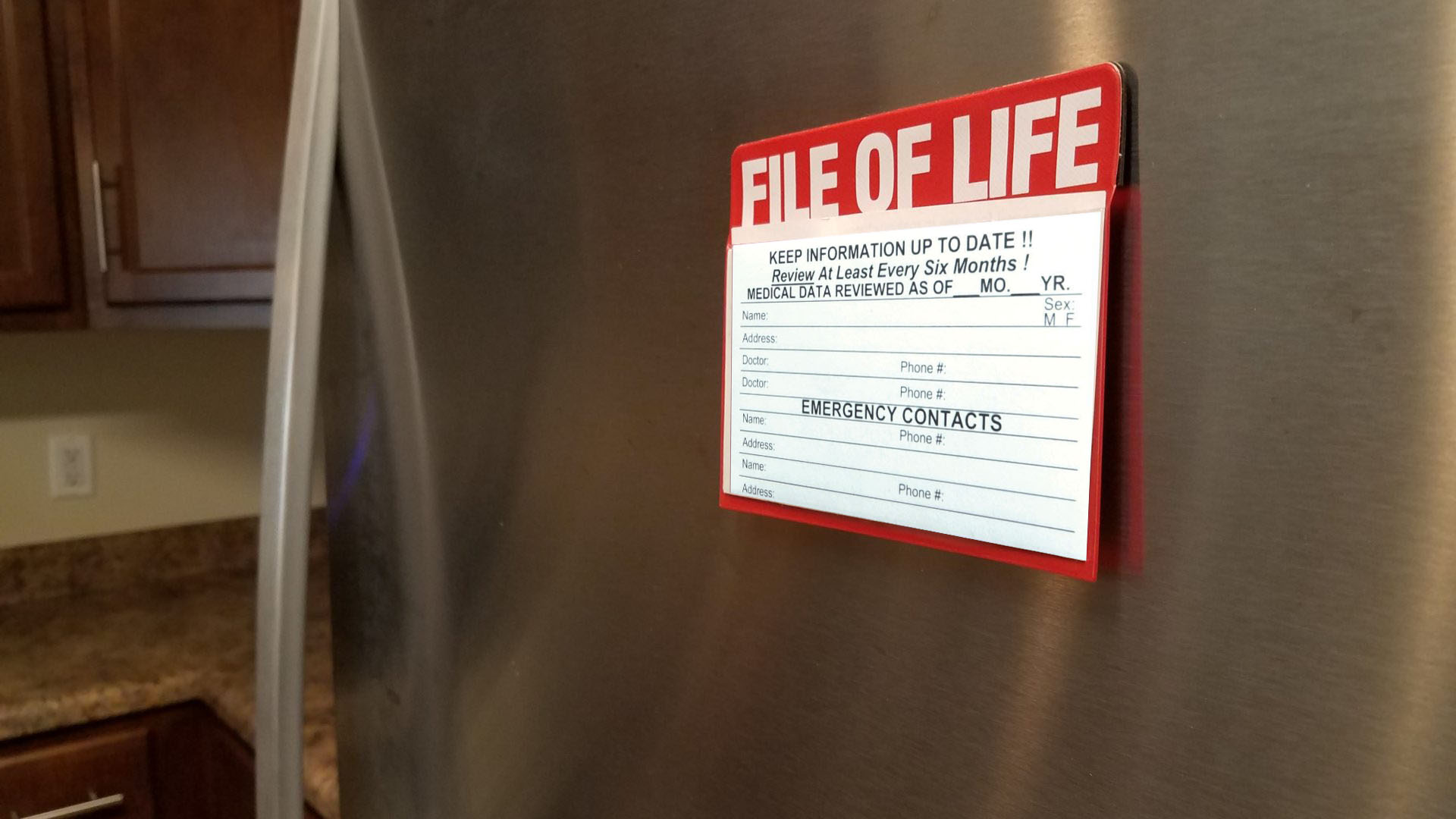 File of Life on the fridge.jpg