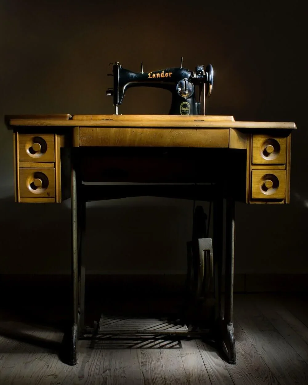 Large antique sewing machine