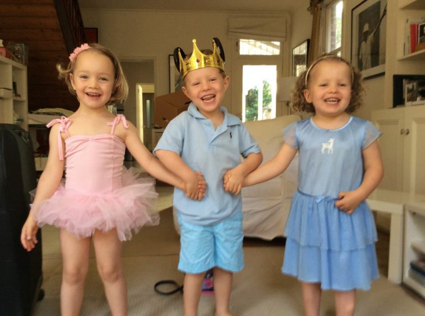 Zahara, Myles and Lilabela (left to right).