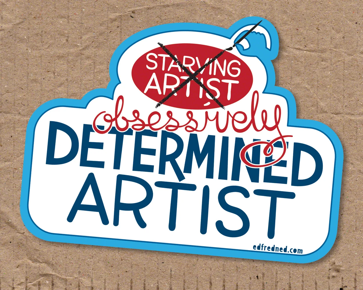 Starving Artist Sticker
