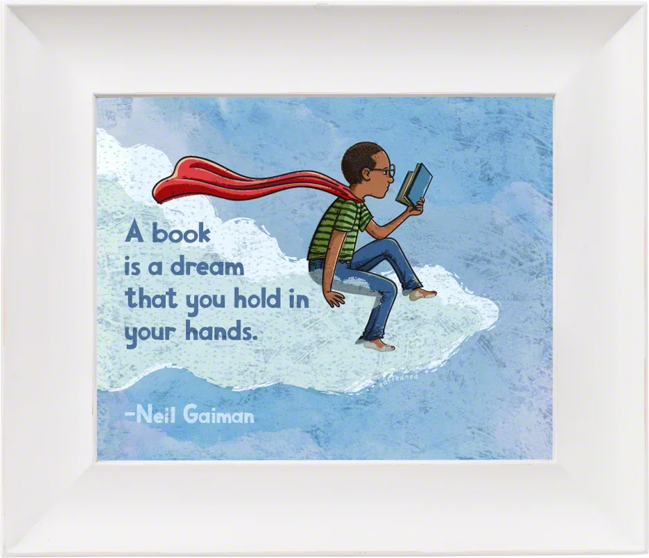 A Book is a Dream Print