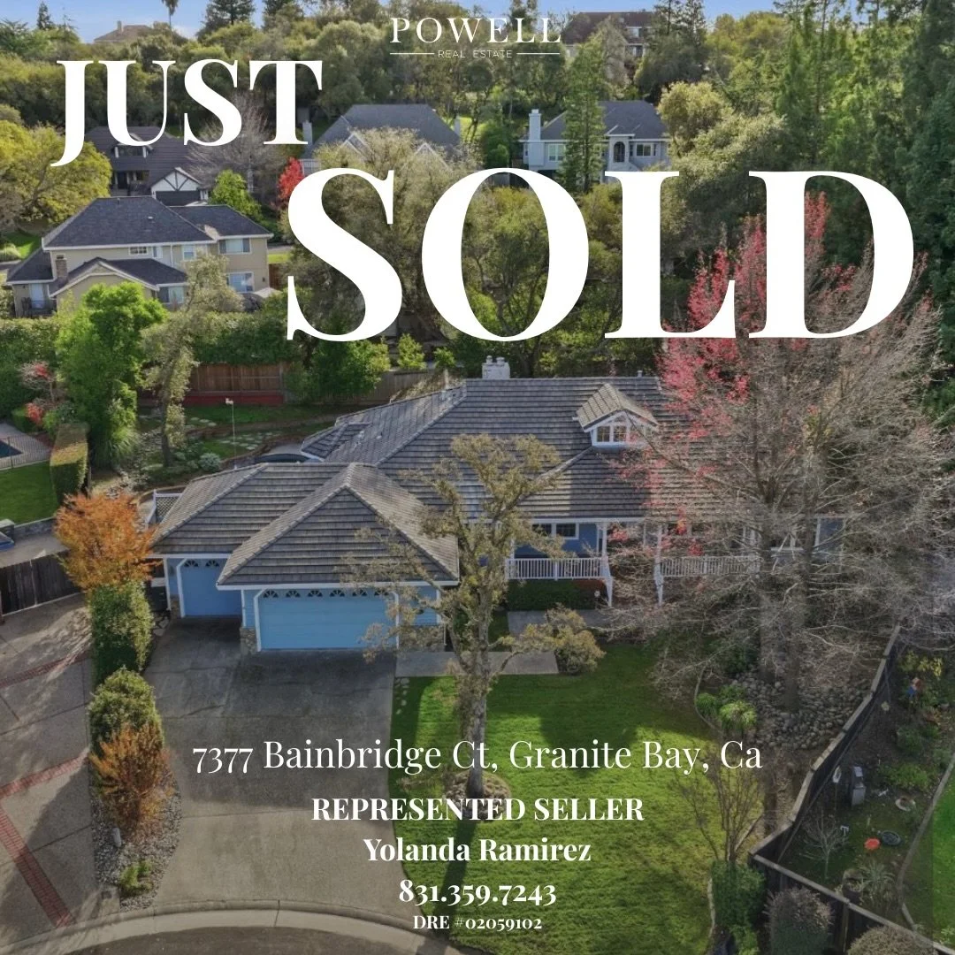 Congratulations to Yolanda&rsquo;s wonderful clients on officially closing on their home! 🎉🏡

Represented Seller:
Yolanda Ramirez | @yolandaramirezrealtor 
831.359.7243 | DRE #02059102

#thepowellway #powellrealestate #granitebayrealestate #sacrame