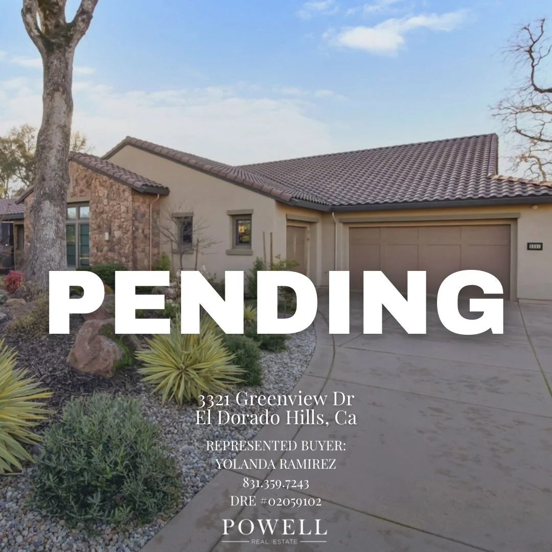 ✨ Pending in El Dorado Hills ✨

So happy for our clients who are officially under contract at 3321 Greenview Dr! This beautiful home is officially pending, and we&rsquo;re excited to see this transaction moving forward smoothly.

Represented Buyer: Y