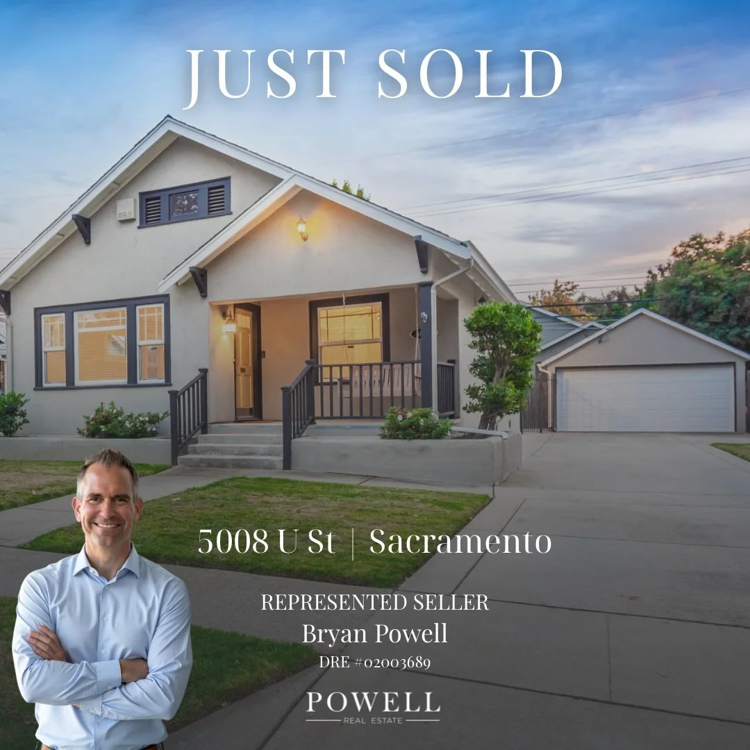 ✨Just SOLD ✨

5008 U Street in Sacramento is officially closed!

Thoughtful pricing, strategic marketing, and strong representation led to a successful sale for our seller!

Represented Seller:
Bryan Powell | @bryanpowell_granitebay 
916.521.4687 | D