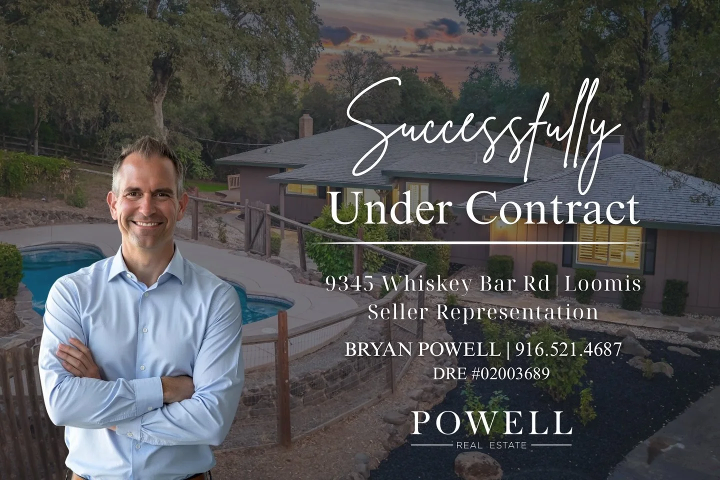 📍9345 Whiskey Bar Rd is officially under contract! 

Congratulations to our sellers on getting this beautiful Loomis property under contract!

Listing Agent:
Bryan Powell | @bryanpowell_granitebay 
916.521.4687 | DRE #02003689

#loomisrealtor #grani