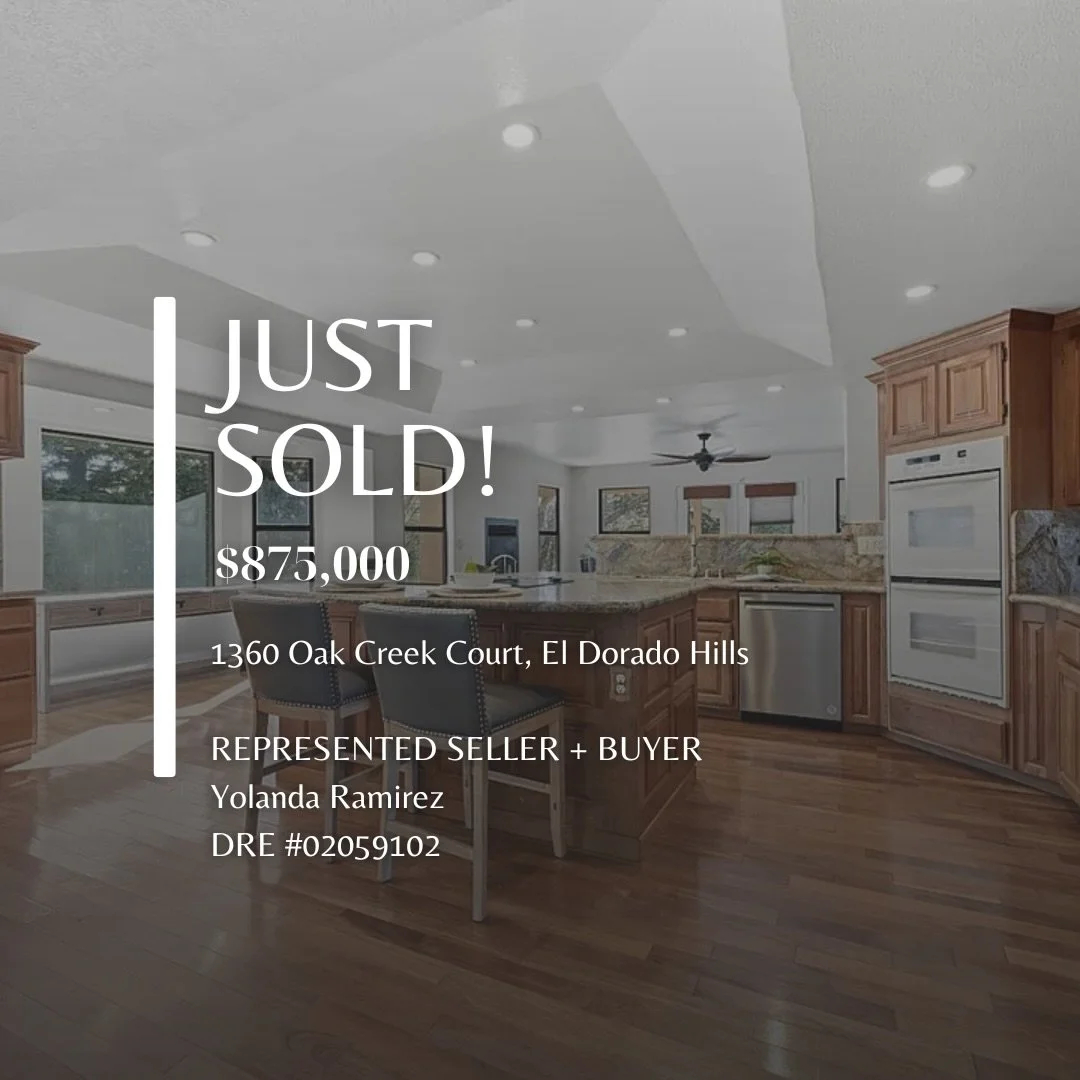 ✨ Just Sold in El Dorado Hills ✨

1360 Oak Creek Court closed at $875,000 with seamless representation on both sides of the transaction.

From strategic pricing and tailored marketing to skilled negotiation and a smooth escrow, this sale reflects the