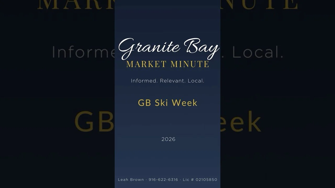 Granite Bay Market Minute | New Listings &amp; Lake Tahoe — Feb 20, 2026