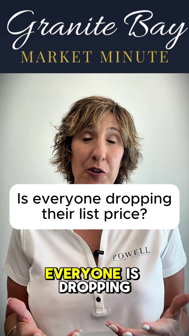 Granite Bay Market Minute | May 22, 2026 | Are Sellers Dropping Their Price?