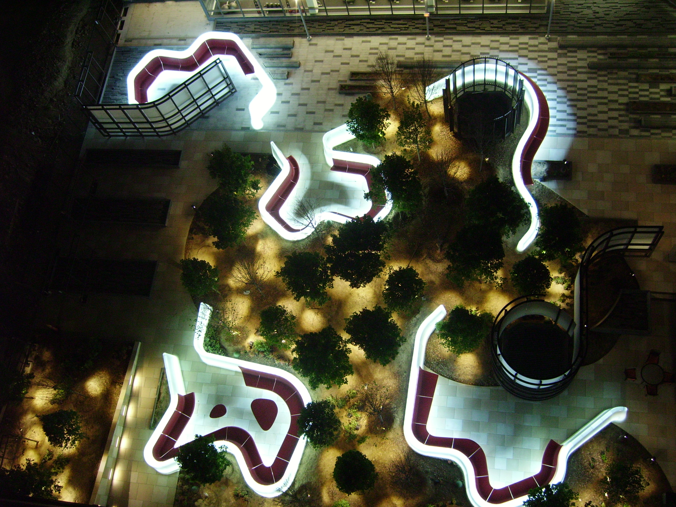 Benches at night from above.jpg