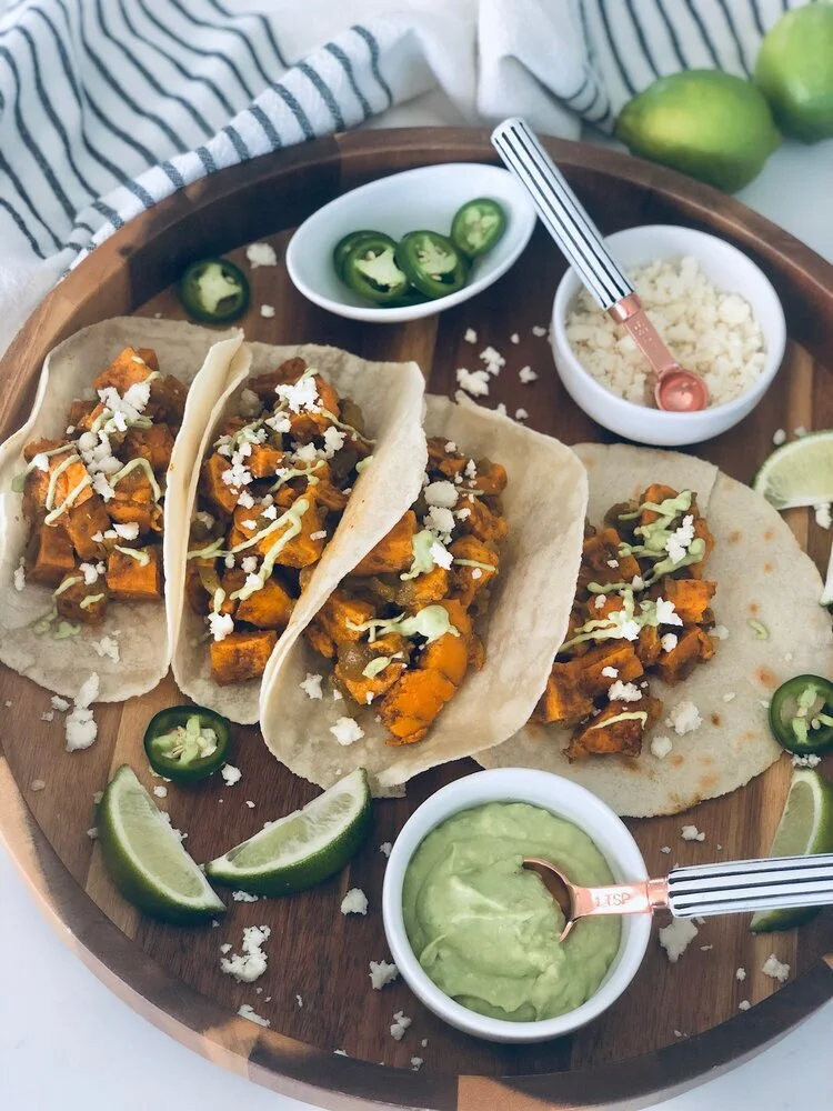 Sweet Green Chile Tacos