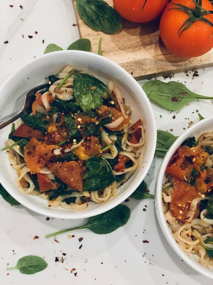 Shirataki Noodles and Veggies