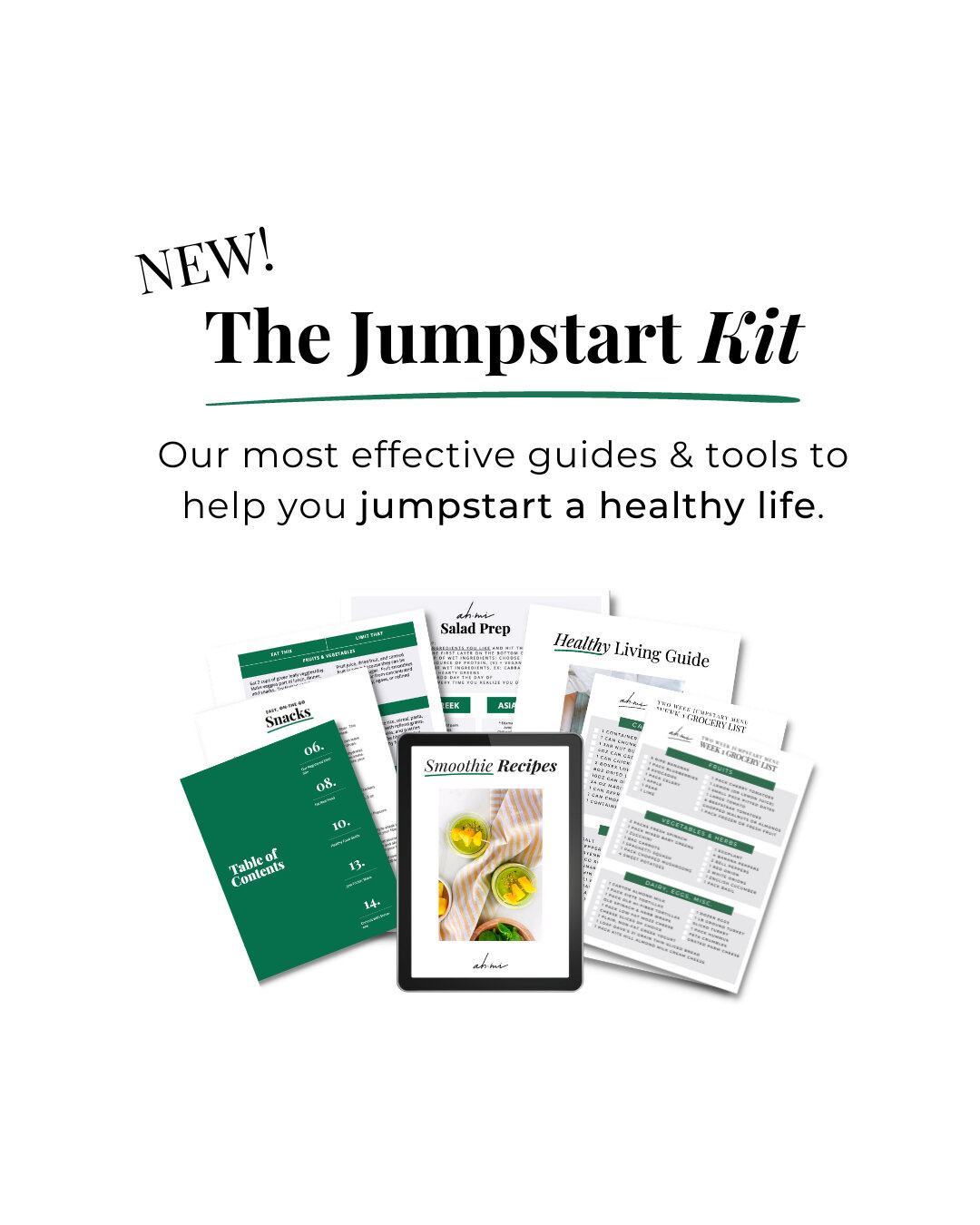 Feel like you're too busy, tried it all, or overwhelmed by the noise and don't know where to start? We felt the same. ​​​​​​​​​
That's why we compiled the most effective guides and tools from our member dashboard to give you a Jumpstart Kit that will