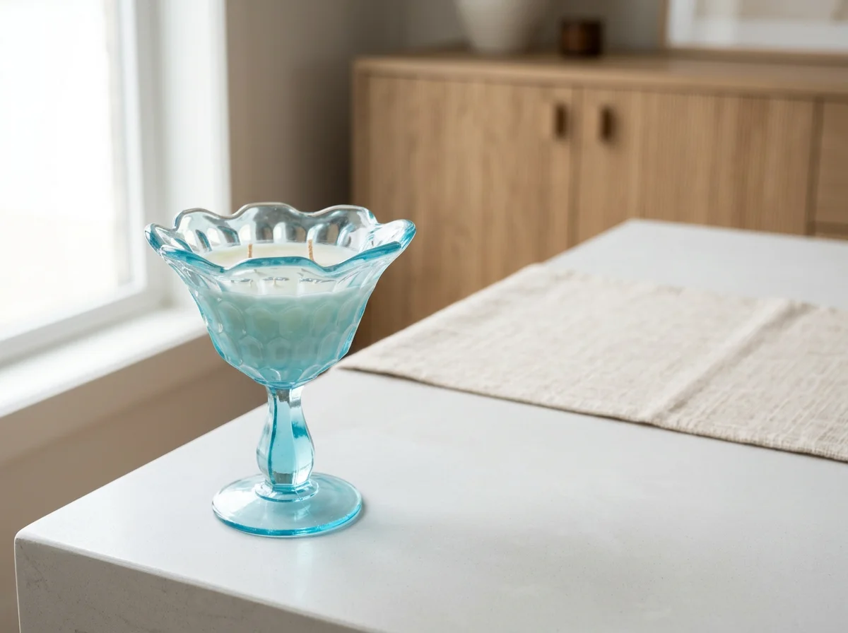 AQUA FENTON THUMBRPINT COMPOTE
