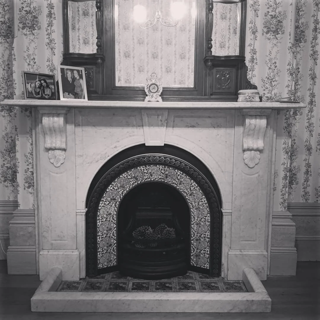 Antique fireplace restoration in Canterbury, VIC. With help from our friends @aocstone #fireplacedecor #renovation #heritage #victorian #fireplace #building #architecture #interiordesign