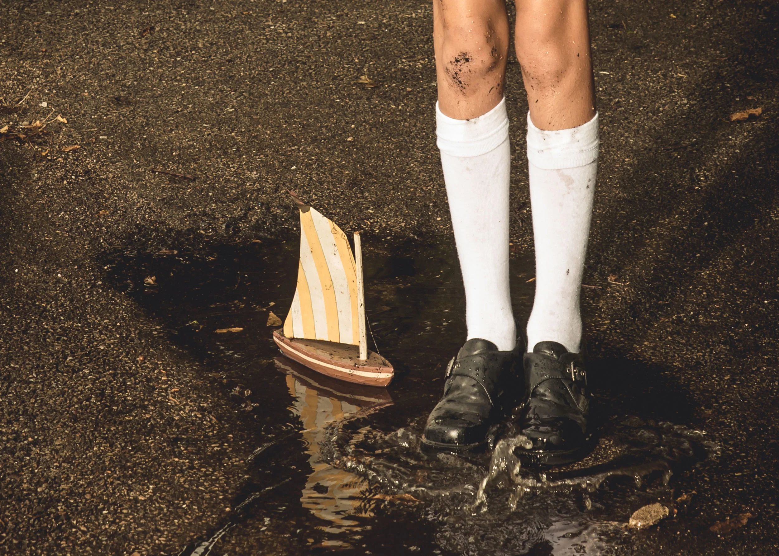 Childhood Days : On a Rainy Day