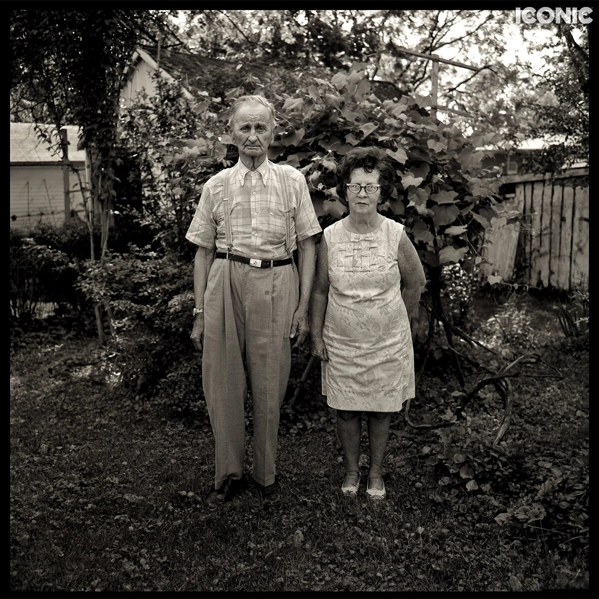  Mr And Mrs GW Shelton In their Back Yard, Lexington, KY