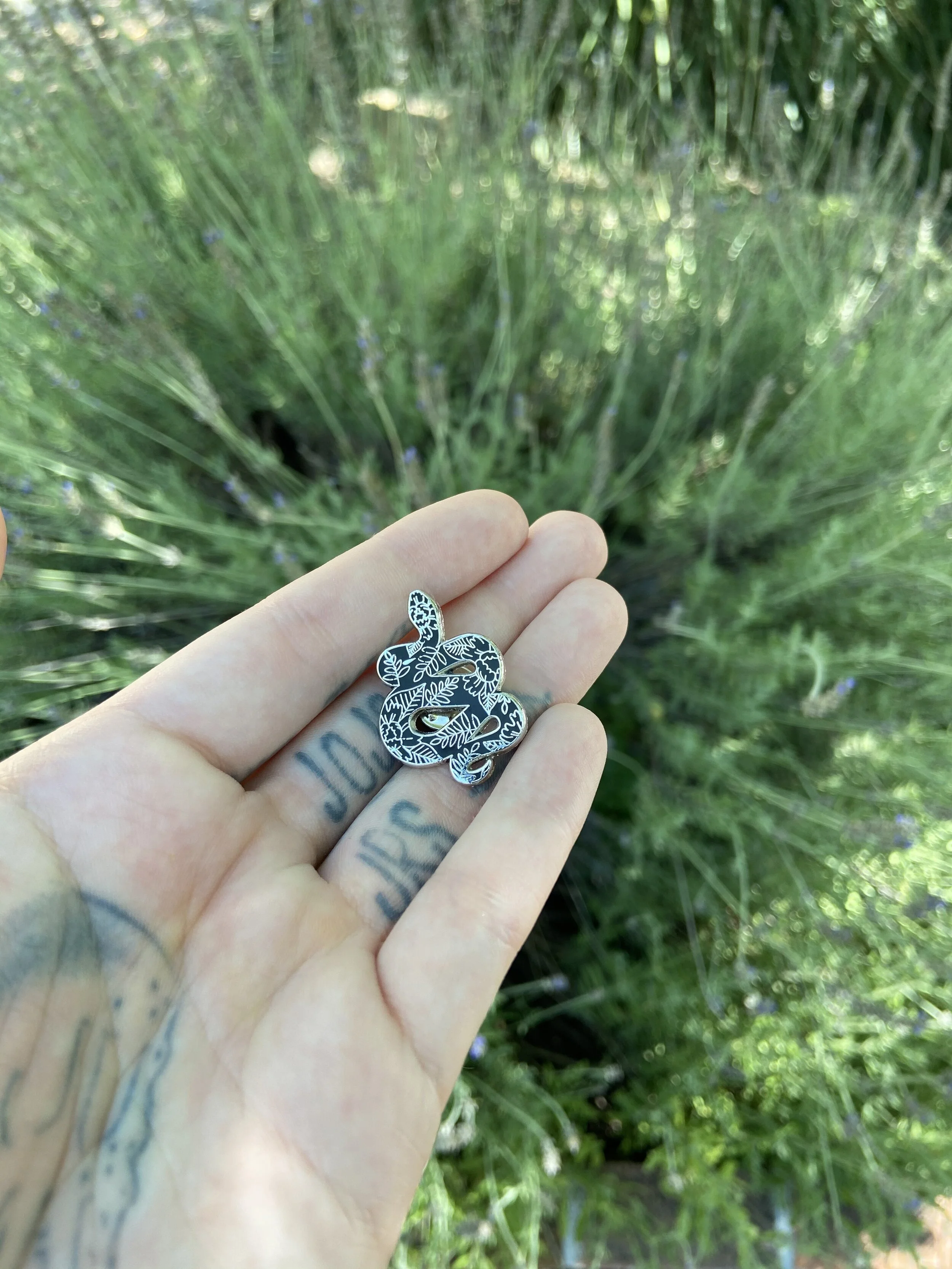 Desert Snake Enamel Pin