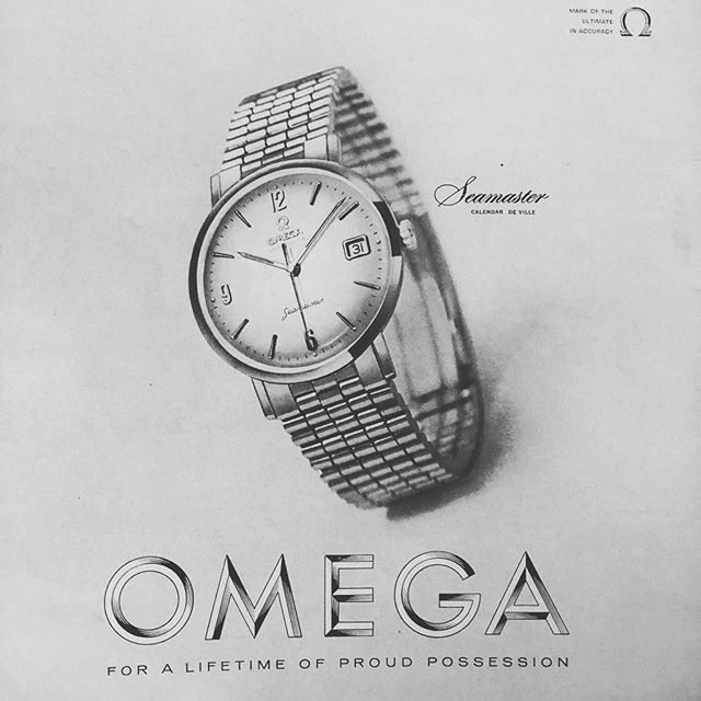 A beauty! @omega vintage advert from 1961 and in @esquire magazine. #vintageads #vintageadcompany