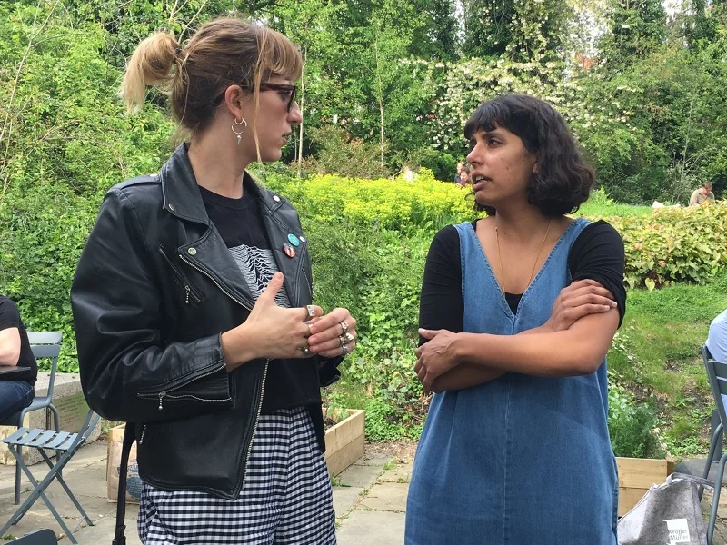With Nisha Matthew, Public Programme Organiser at Camden Arts Centre