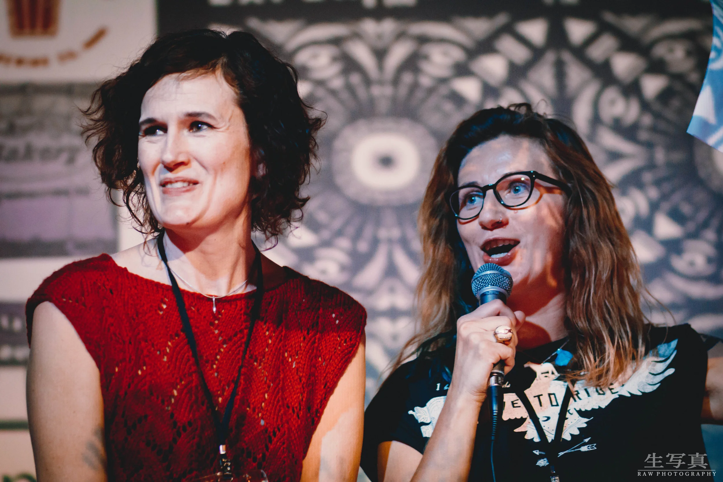 Introducing Disasters of Peace vol.1 screening, Experiments in Cinema, Albuquerque, NM, with Sam Jury. Photo by Raw Photography