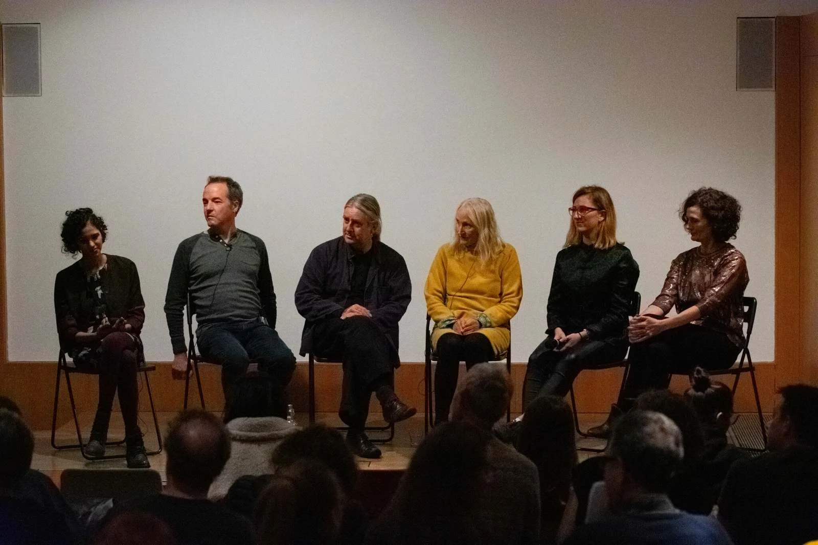 Q&A after Disasters of Peace vol.6, with Shubanghi Sihgn, Reed O’Beirne, Richard Ashrowan, Cecelia Condit and Sam Jury. Photo by Zula Ra
