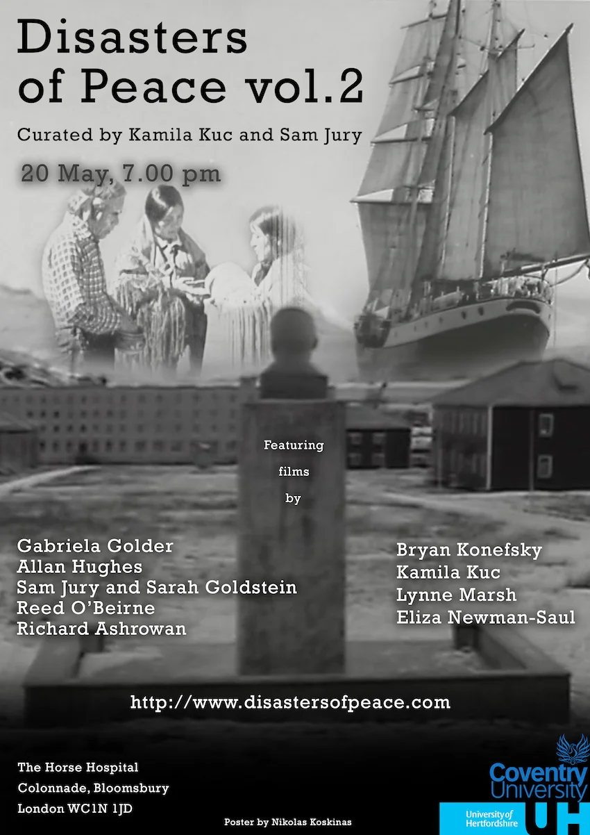 Disasters of Peace vol.2 poster, the Horse Hospital, London