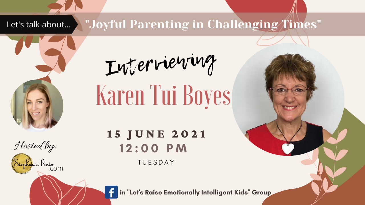 Live Interview with Karen Tui Boyes