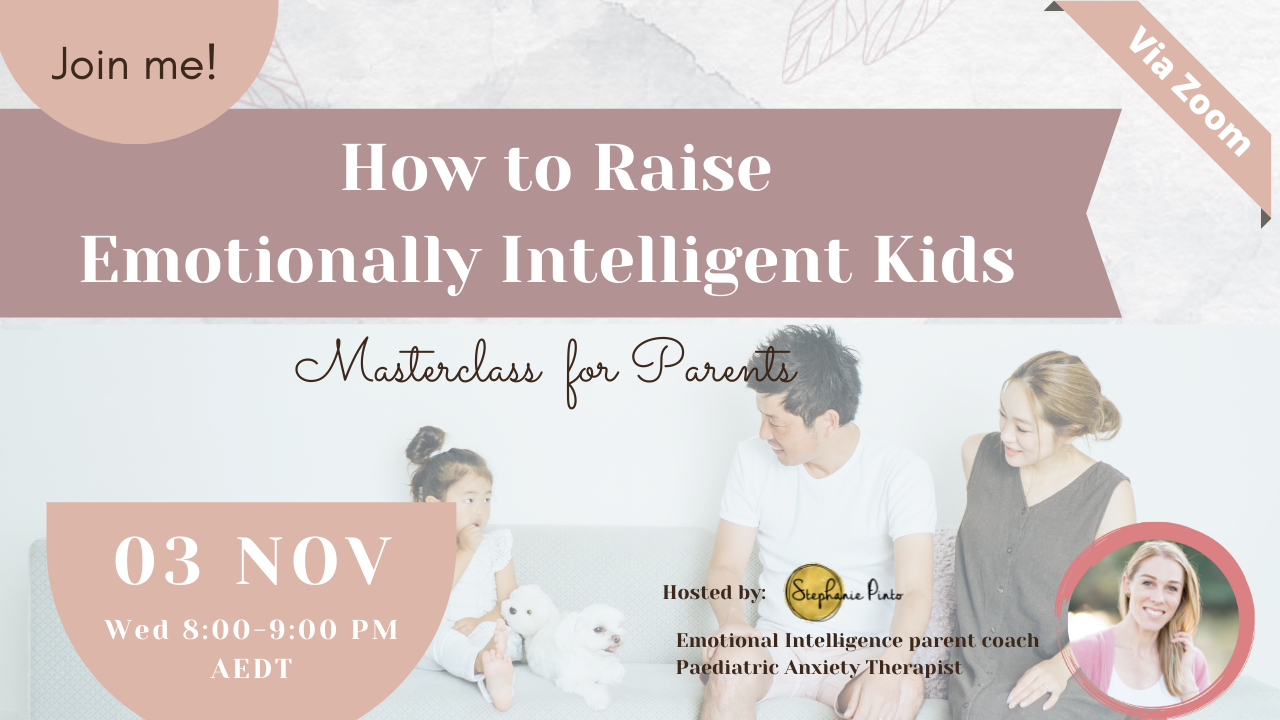 How to Raise Emotionally Intelligent Kids : 1.5 Hour Parent Class