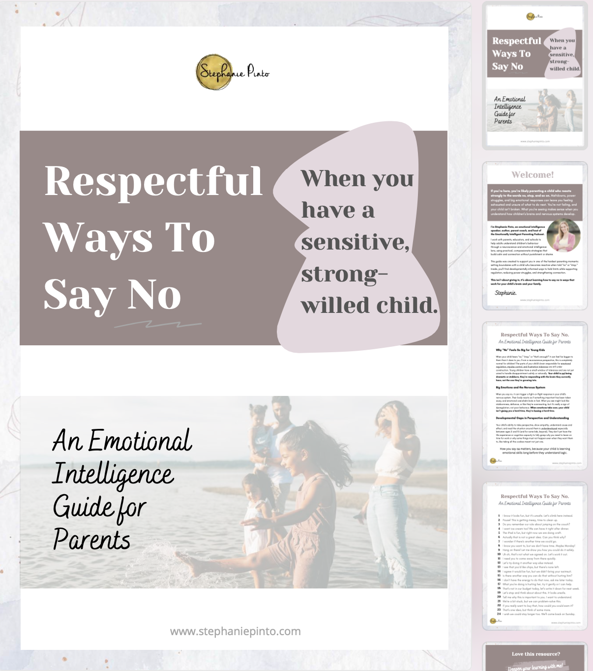 Respectful Ways To Say NO - A Mini Parent Guide.