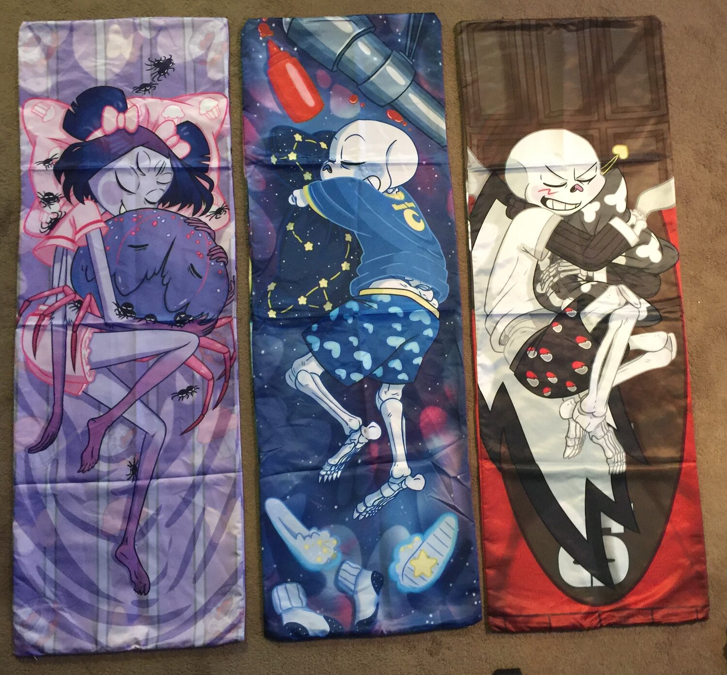 Sans or Papyrus Body Pillow (Dakimakura) — PoetaxArt