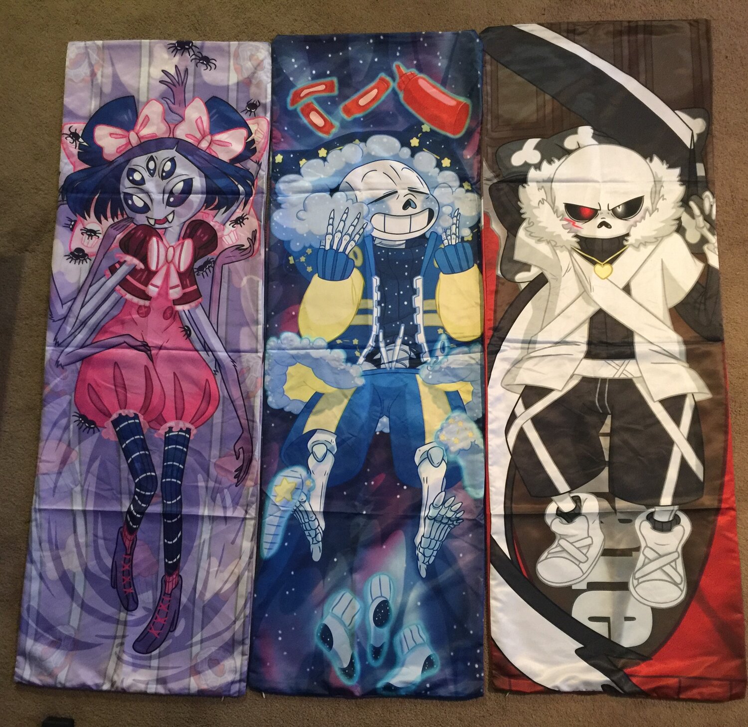 Sans or Papyrus Body Pillow (Dakimakura) — PoetaxArt