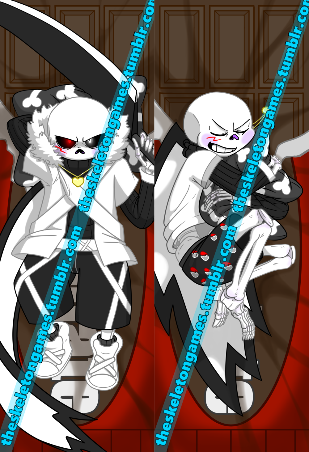 TheNobles — Cross!Sans and Xtale!Papyrus (Secret Skeleton)