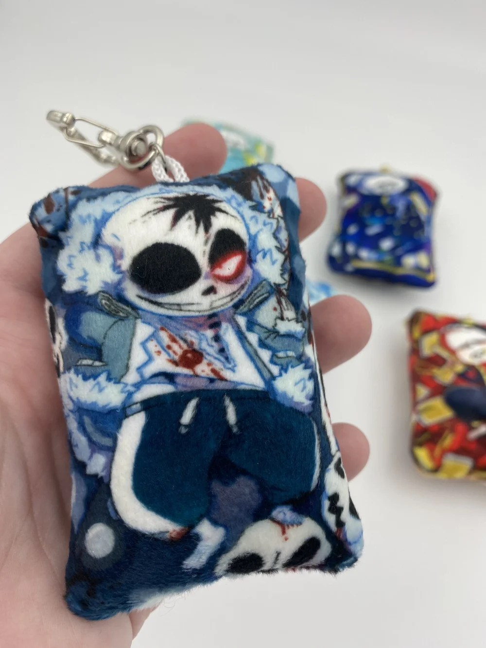 Bitty Pillow Keychain — PoetaxArt