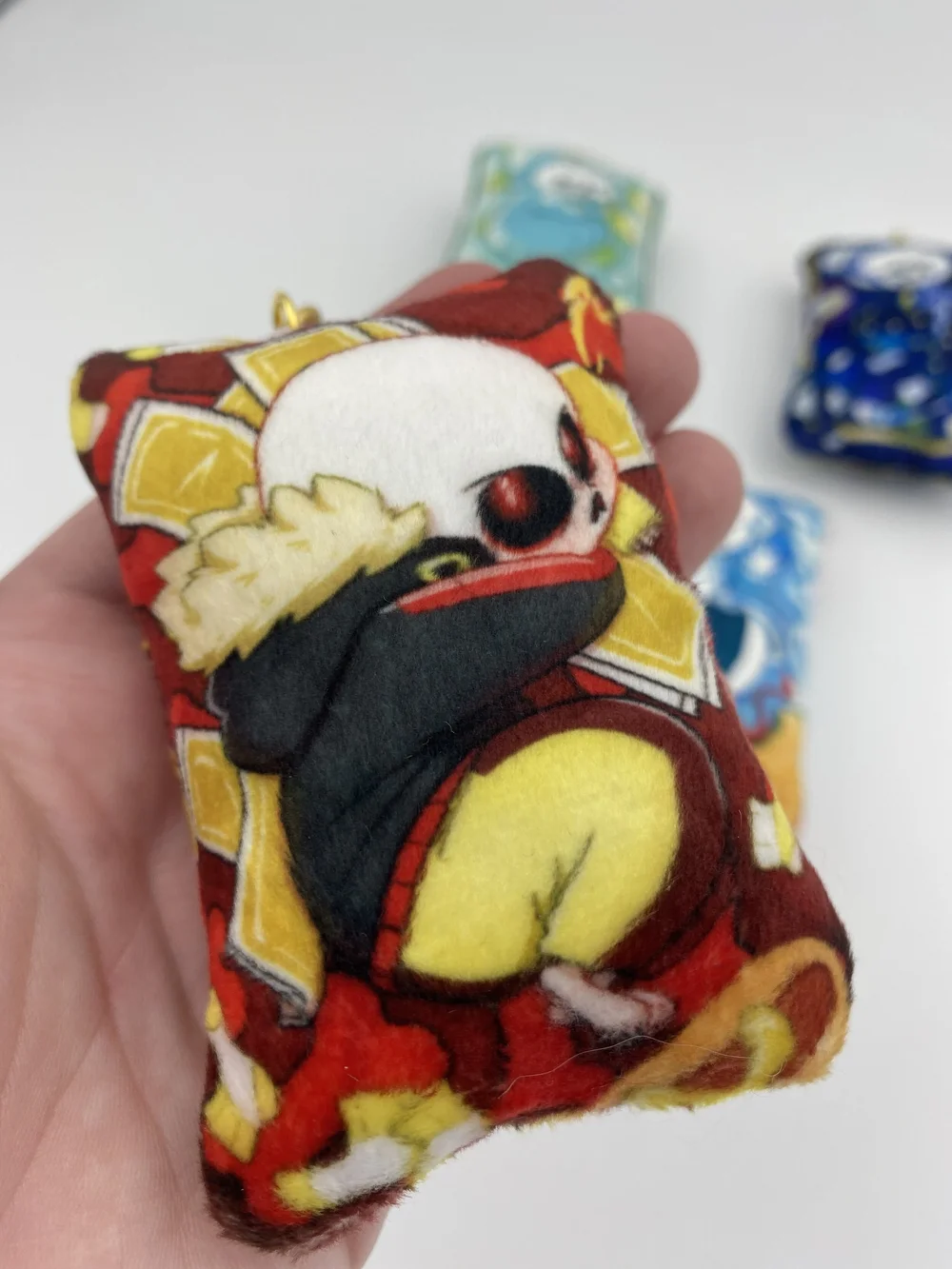 Bitty Pillow Keychain — PoetaxArt