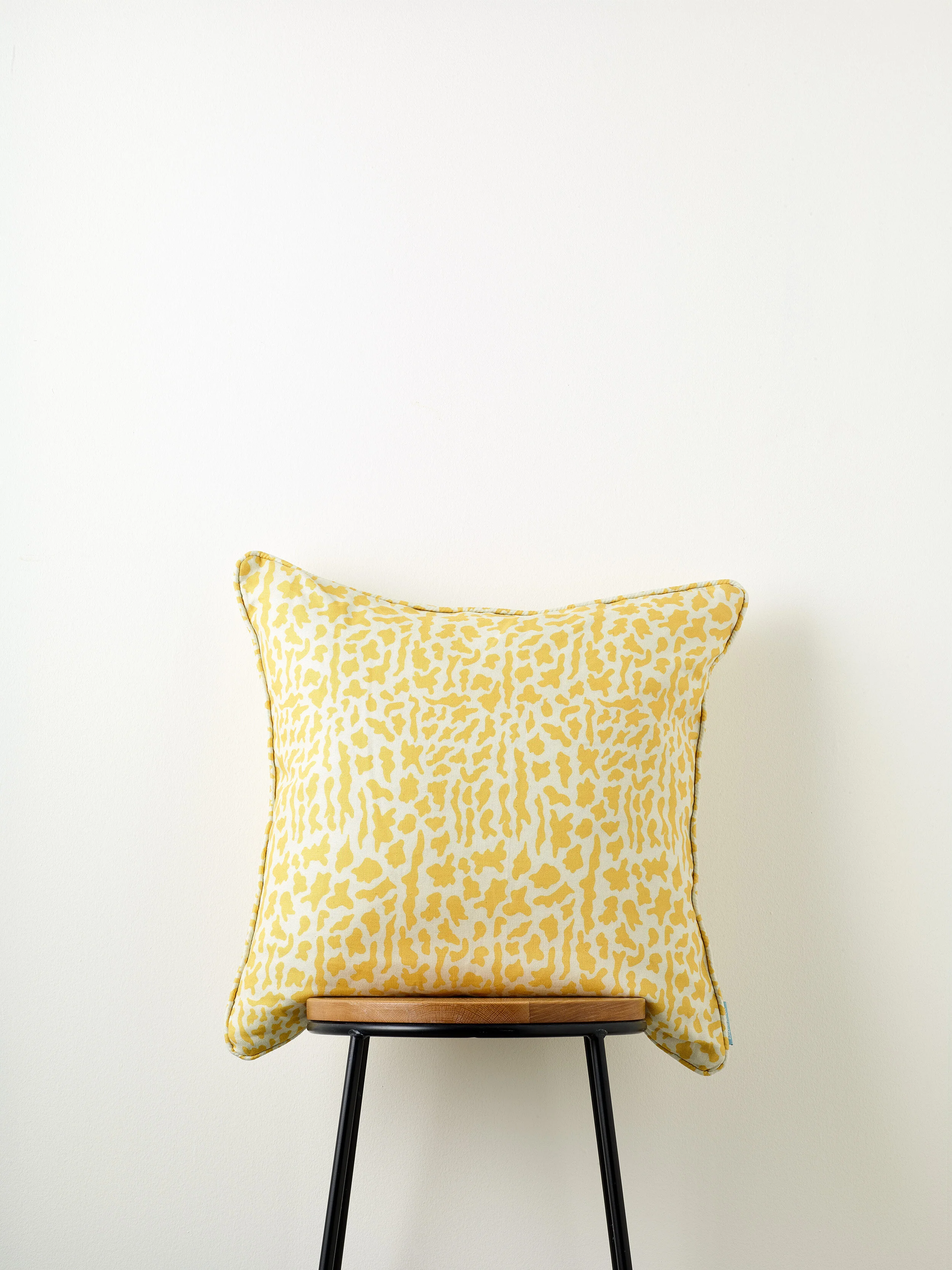 Cushion in Lichen  Mania  Ochre